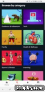 Meetup App user exploring different interest categories and group options