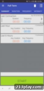 Labor Ready Contraction Tracker 2 Best Pregnancy App: Full Term Contraction Timer