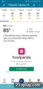 The Weather Channel: Storm Radar and Alerts 2 The Weather Channel App Interface
