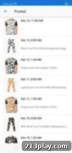 Later app Post screenshot