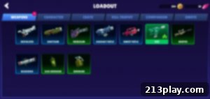 Bullet League Weapons