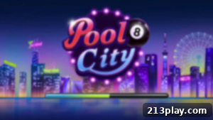 Pooking Billiards City Gameplay Screenshot 1