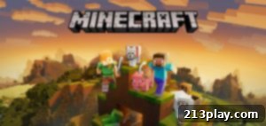 Minecraft game picture showing blocky world