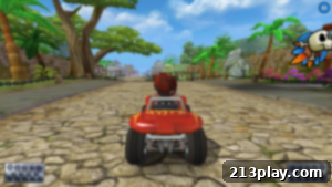 Coastal Kart Chaos 3 Beach Buggy Racing Power-ups