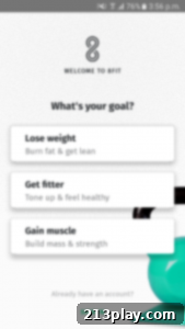Smart Workout and Meal Planner 2 8fit home workout and meal planner app interface
